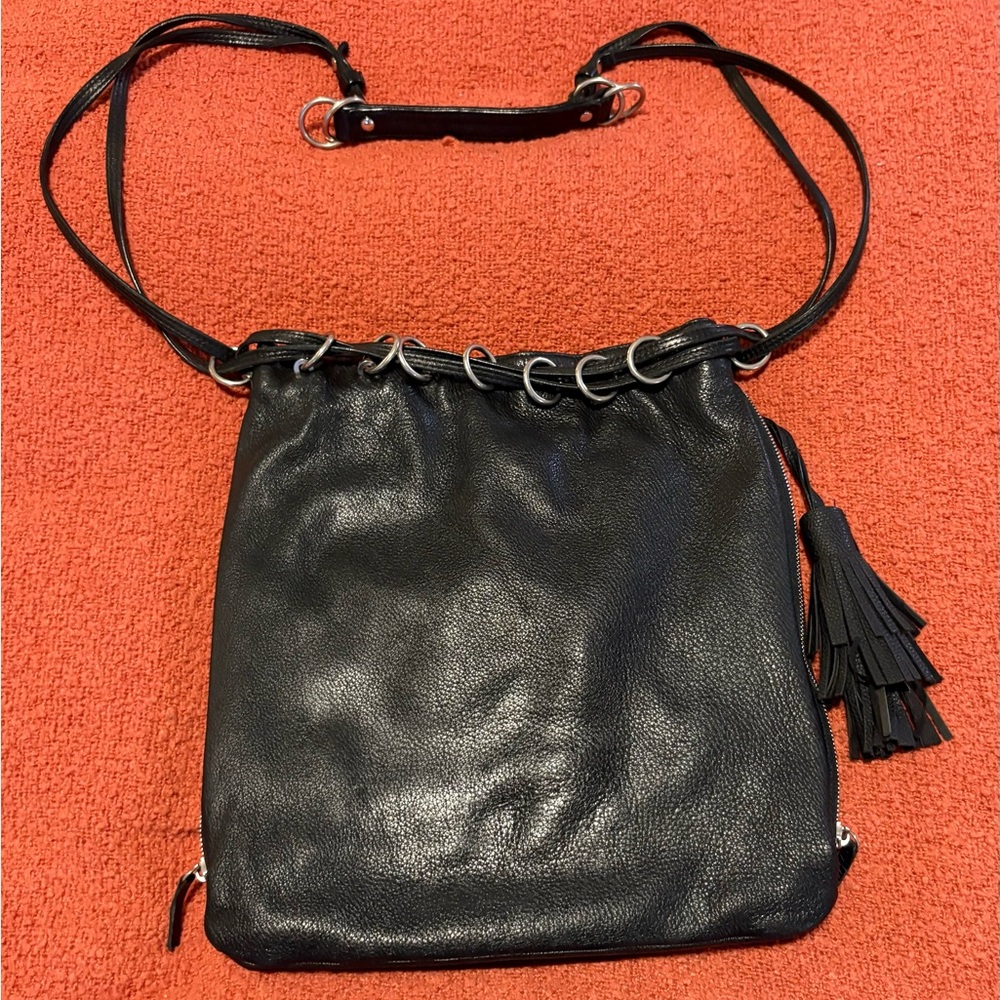 Michael Kors Vintage Black Leather Shoulder Bag
